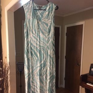 Long, soft beach dress